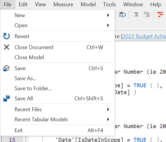 File Menu